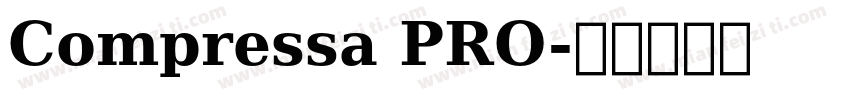 Compressa PRO字体转换